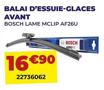 balai d'essuie-glaces avant bosch