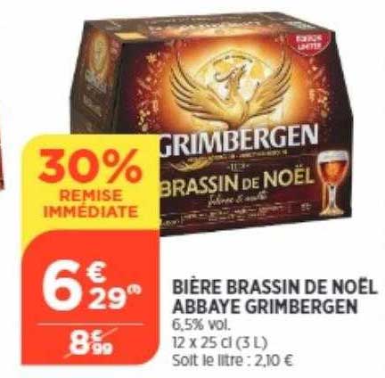 bière brassin de noël abbaye grimbergen