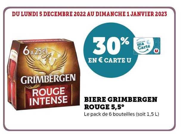 Bière Grimbergen Rouge 5,5°