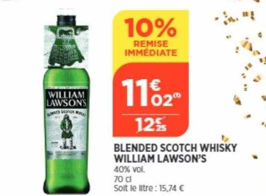 blended scotch whisky william lawson's