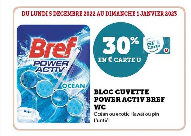 bloc cuvette power activ bref wc