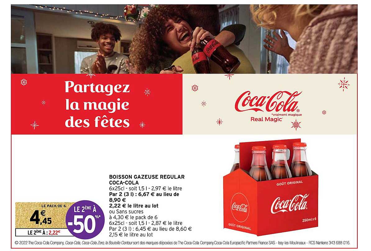 boisson gazeuse regular coca-cola