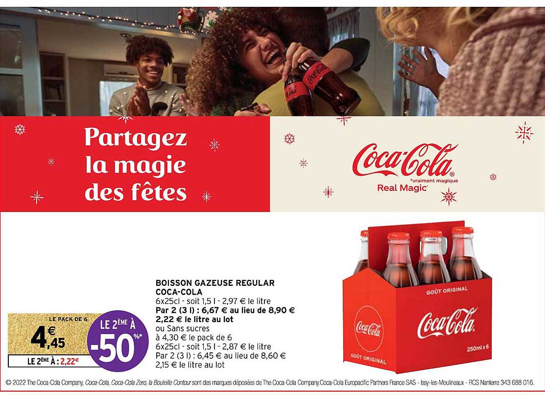 boisson gazeuse regular coca-cola