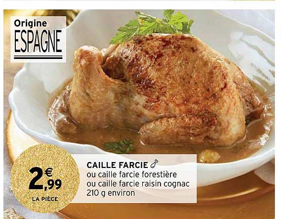 caille farcie