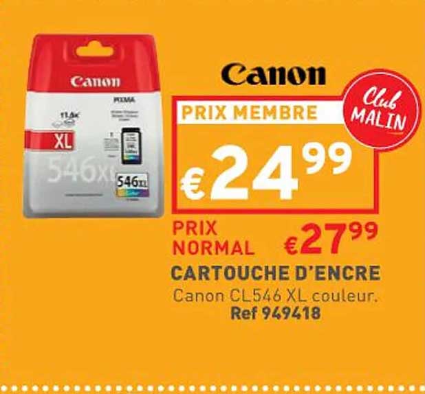 cartouche d'encre canon