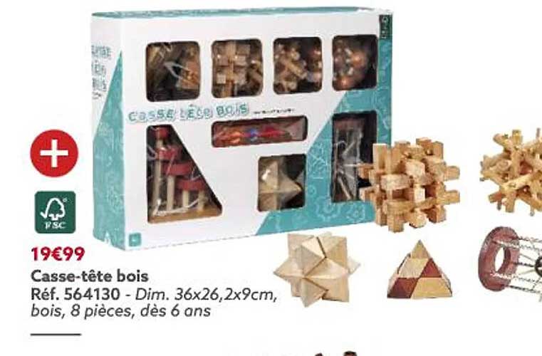 casse-tête bois
