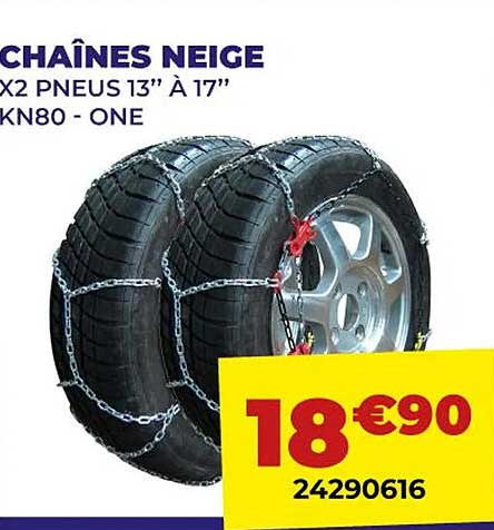 chaînes neige