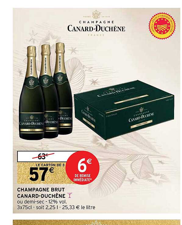 champagne brut canard-duchêne