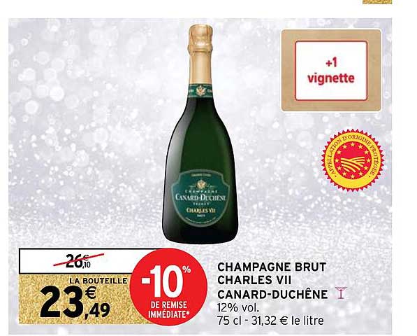 champagne brut charles VII canard-duchêne