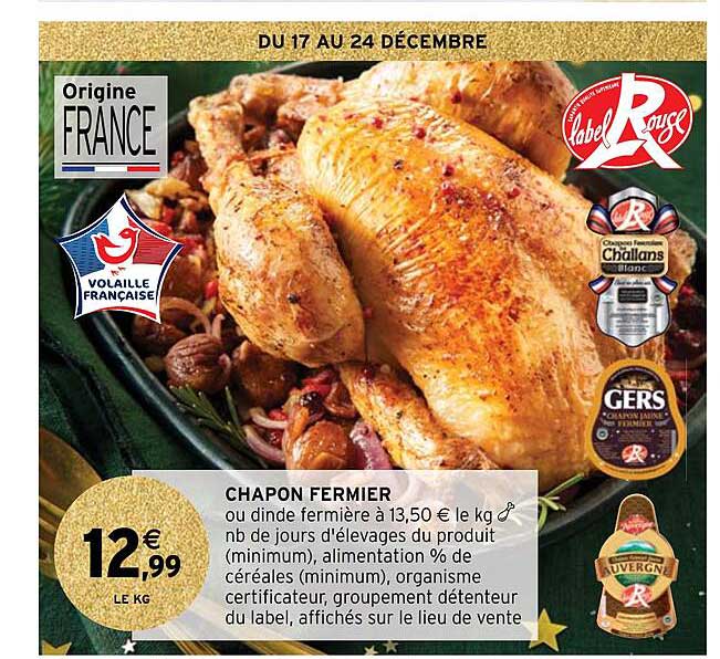 chapon fermier