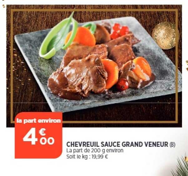 Chevreuil Sauce Grand Veneur