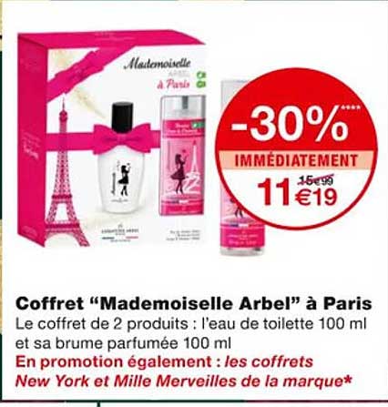 coffret "mademoiselle arbel" à paris