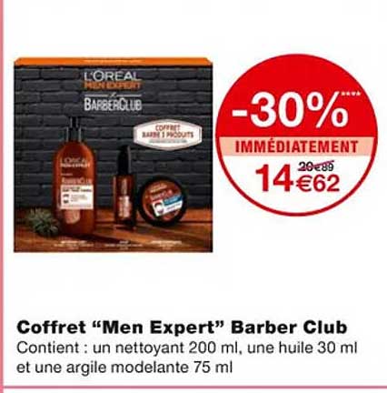 coffret "men expert" barber club
