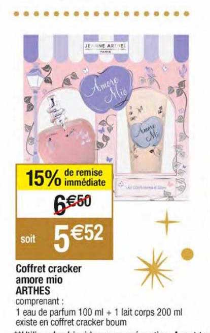 coffret cracker amore mio arthes