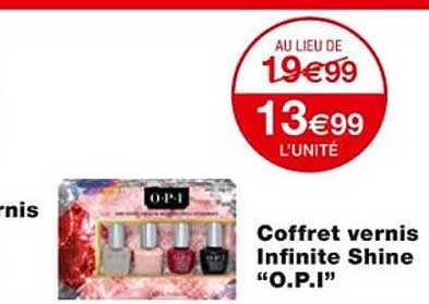 coffret vernis infinite shine "o.p.i"