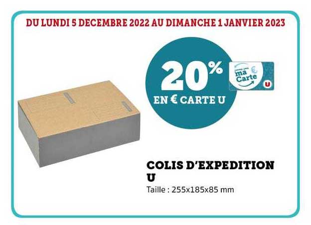 colis d'expédition u