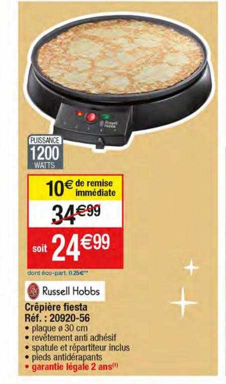 crêpière fiesta russell hobbs