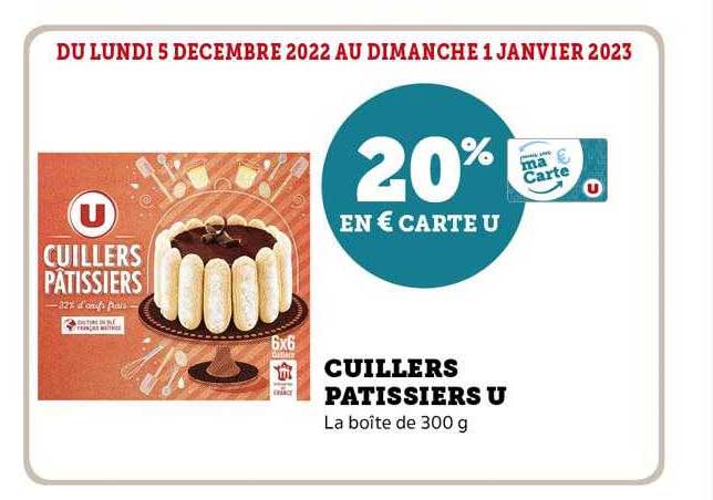 cuillers pâtissiers u