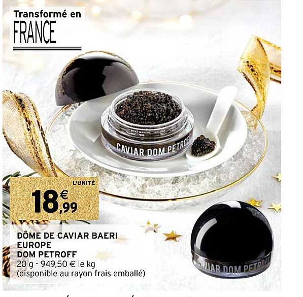 dôme de caviar baeri europe dom petroff