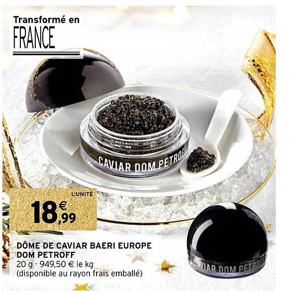 dôme de caviar baeri europe dom petroff