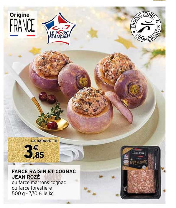 farce raisin et cognac jean rozé