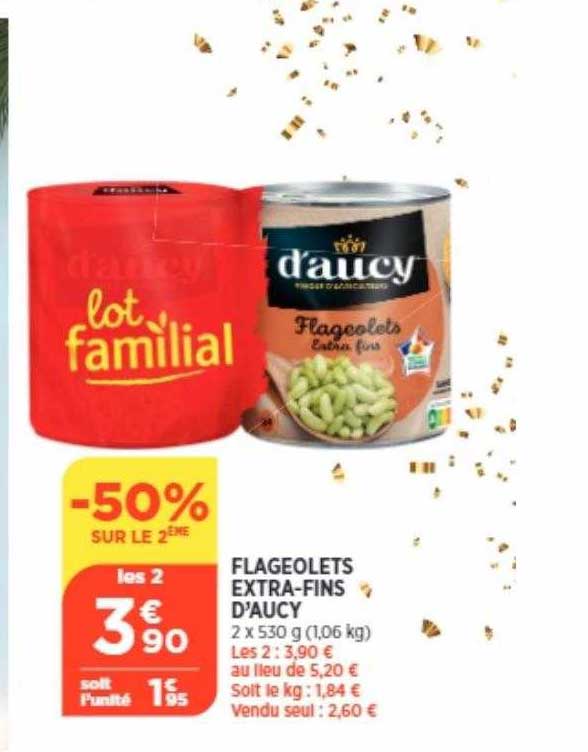 flageolets extra-fins d'aucy