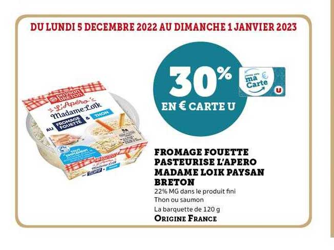 fromage fouetté pasteurisé l'apéro madame loïk paysan breton