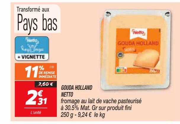 gouda holland netto