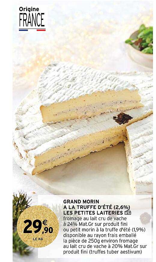 Grand Morin à La Truffe D'été (2,6%) Les Petites Laiteries