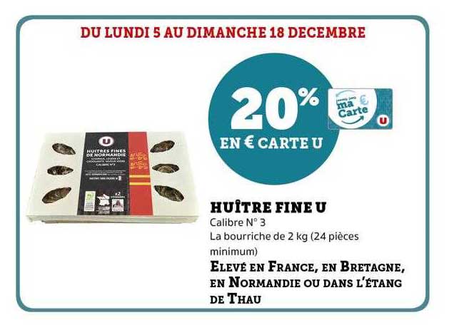 Huître Fine U