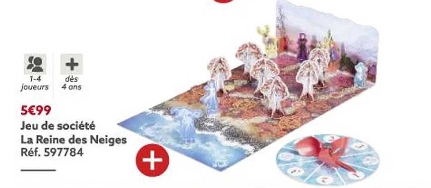 jeu de société la reine des neiges