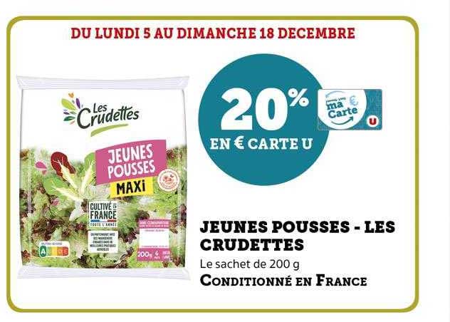 jeunes pousses - le crudettes