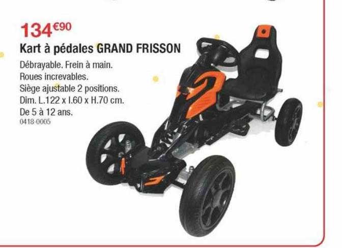 kart à pédales grand frisson