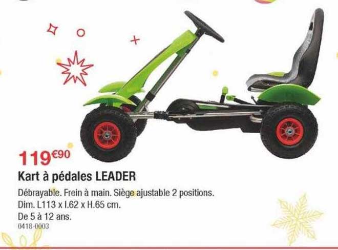 kart à pédales leader