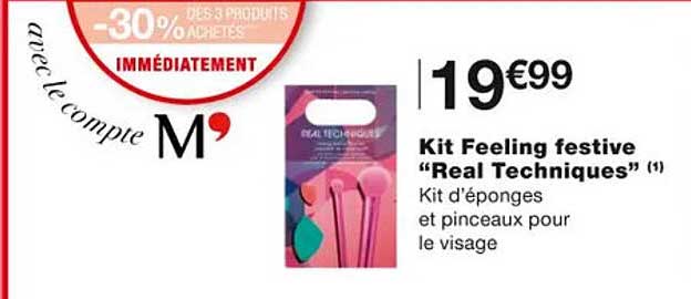 Kit Feeling Festive "real Techniques"