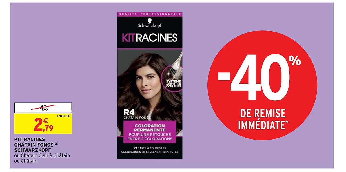 kit racines châtain foncé schwarzkopf
