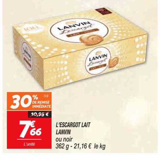 l'escargot lait lanvin