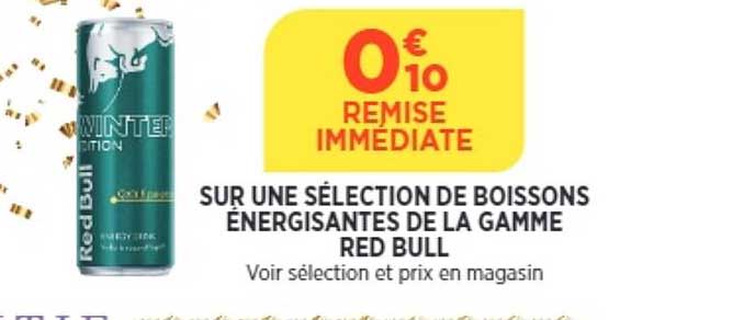 la gamme red bull