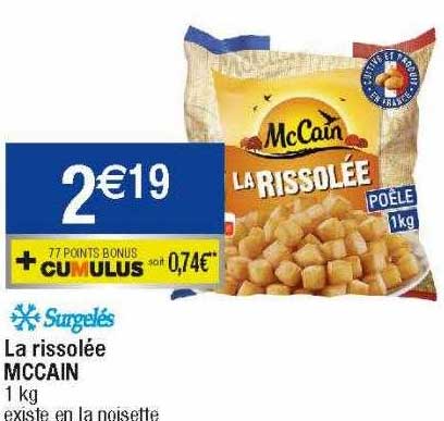 la rissolée mc cain