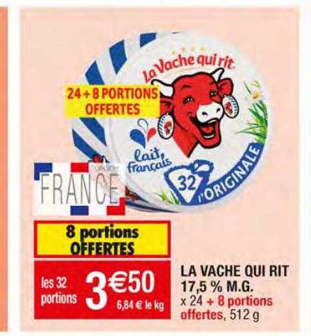 la vache qui rit 17,5% m.g.