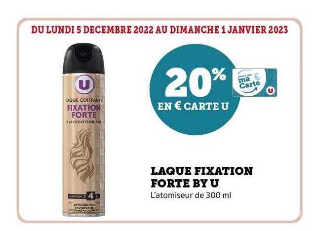 Laque Fixation Forte By U