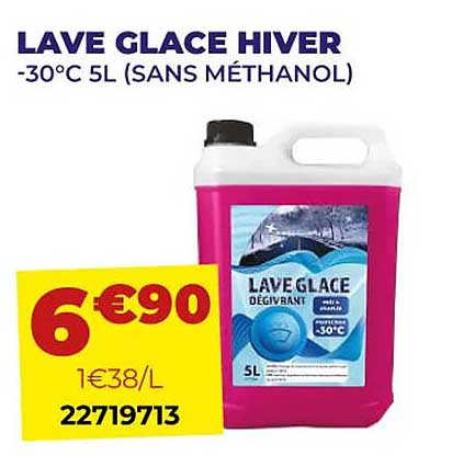 lave glace hiver