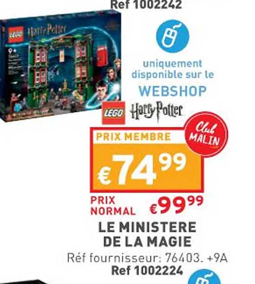 le ministère de la magie lego harry potter