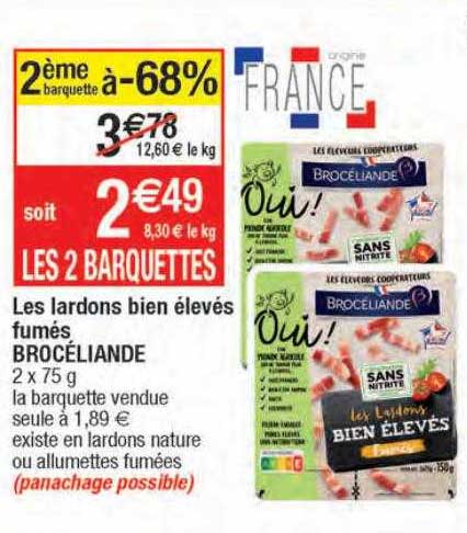 les lardons bien élevés fumés brocéliande
