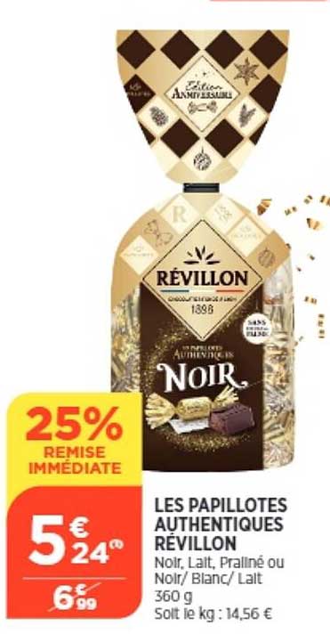 les papillotes authentiques révillon