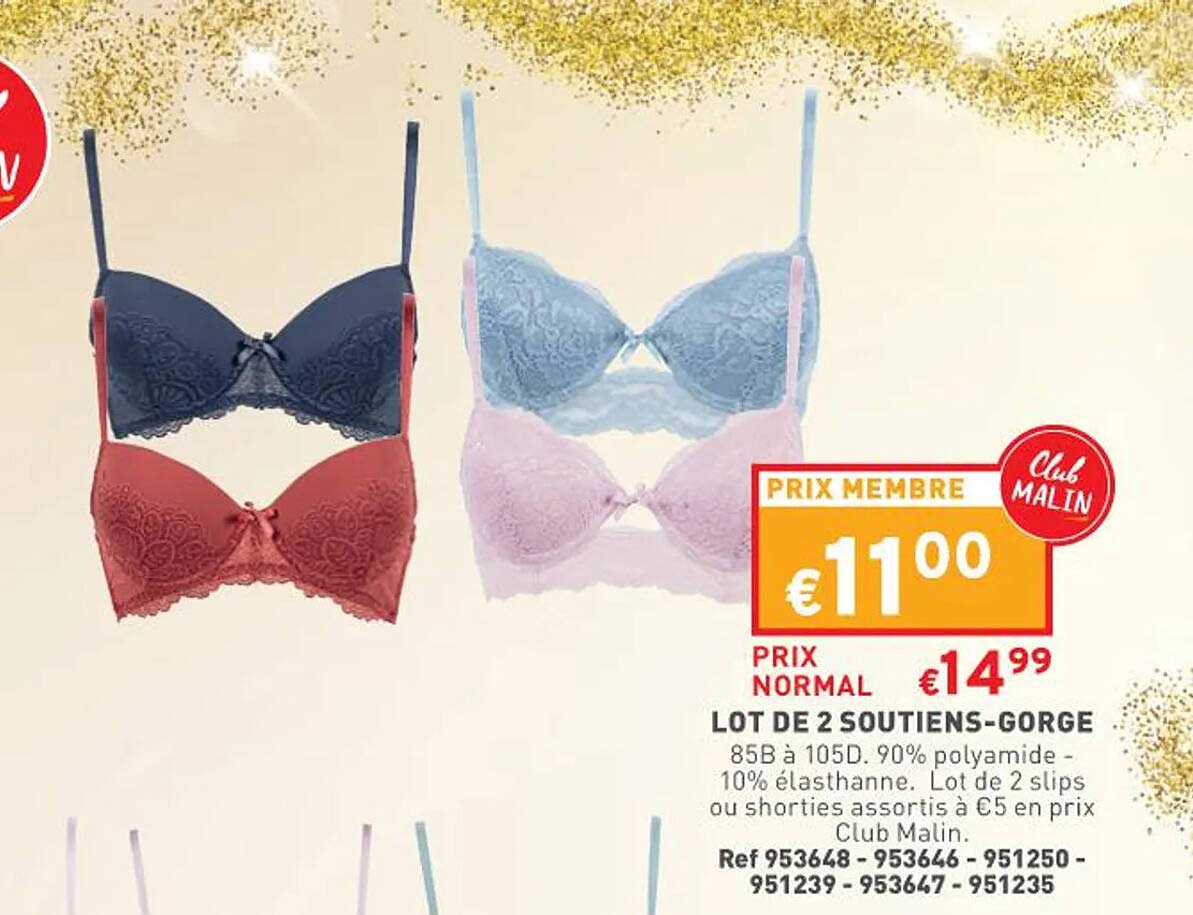 Lot De 2 Soutiens-gorge