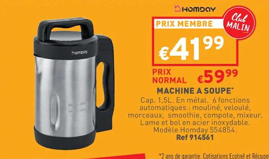 Machine à Soupe Homday