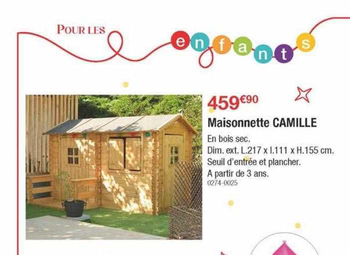 maisonnette camille