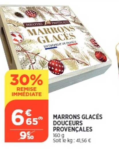 marrons glacés douceurs provençales