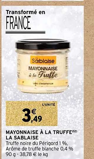 mayonnaise à la truffe la sablaise